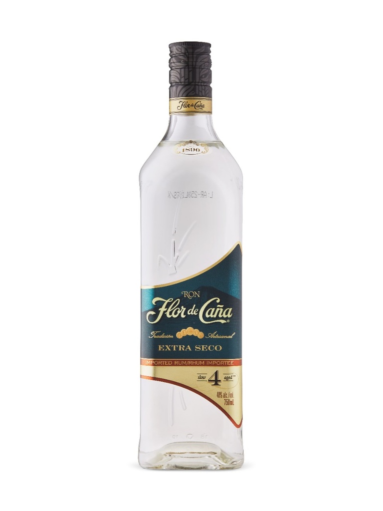 Flor De Cana 4yo White Rum - 750 ml bottle