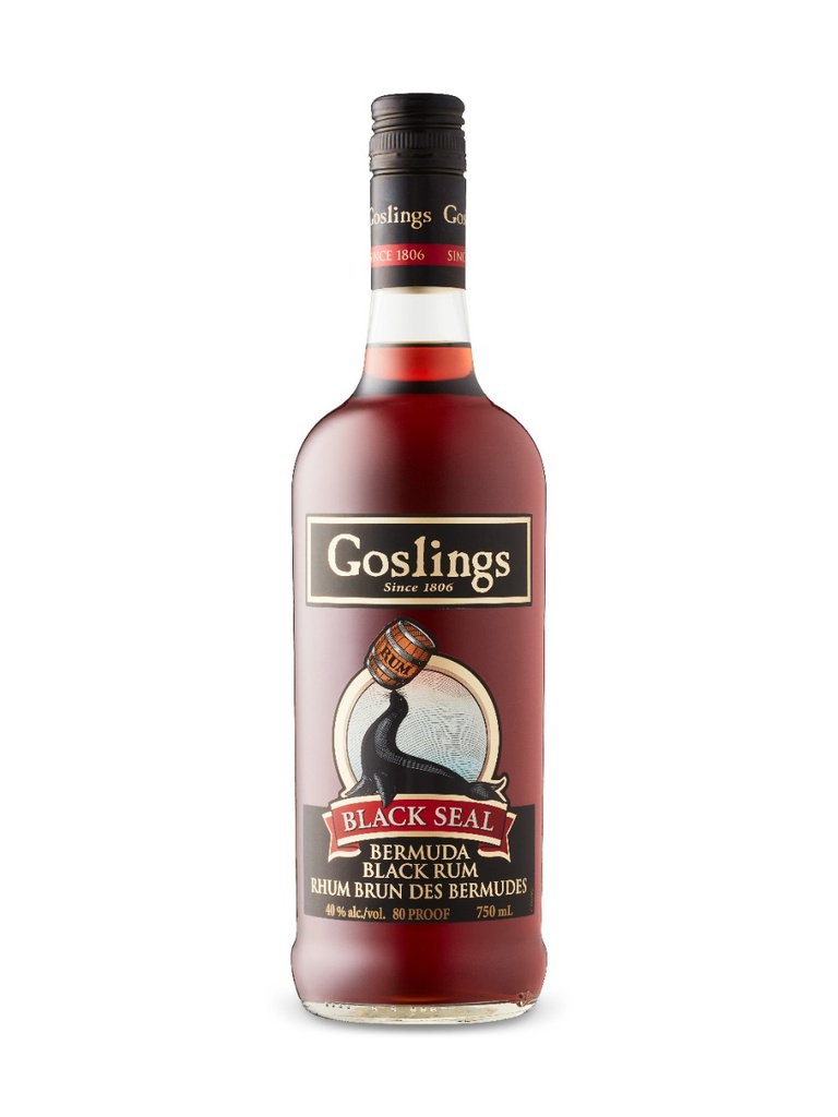 Goslings Bermuda Black Seal Rum - 750 ml bottle