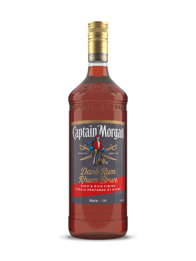 Captain Morgan Dark Rum - 1140 ml bottle