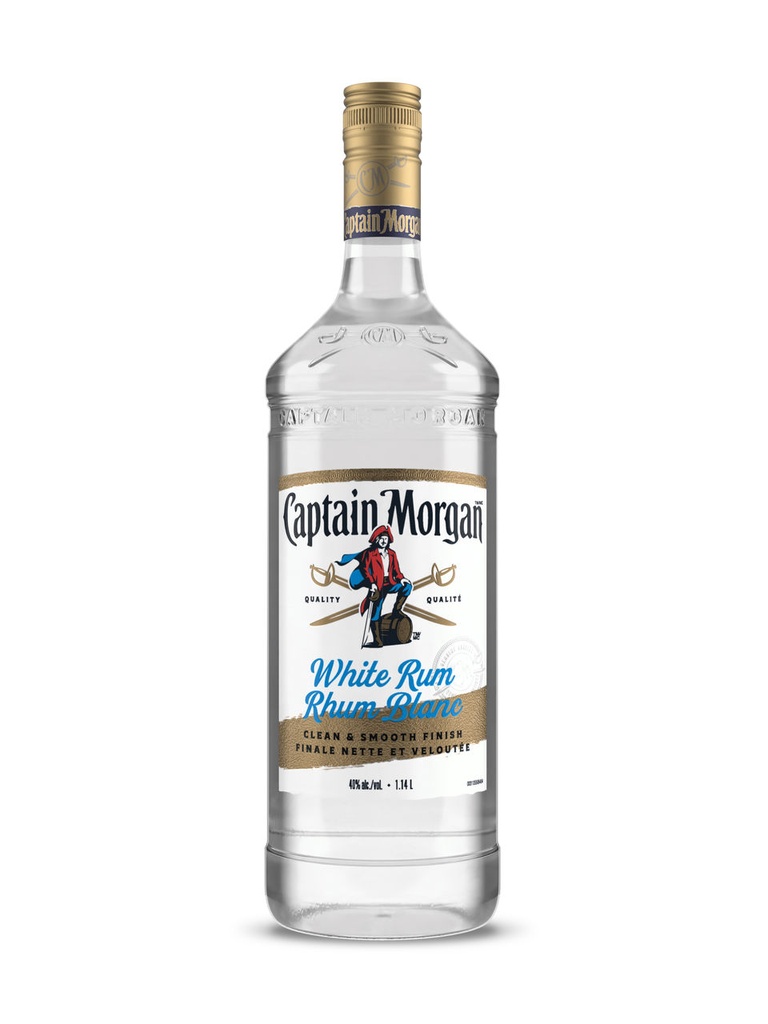 Captain Morgan White Rum - 1140 ml bottle