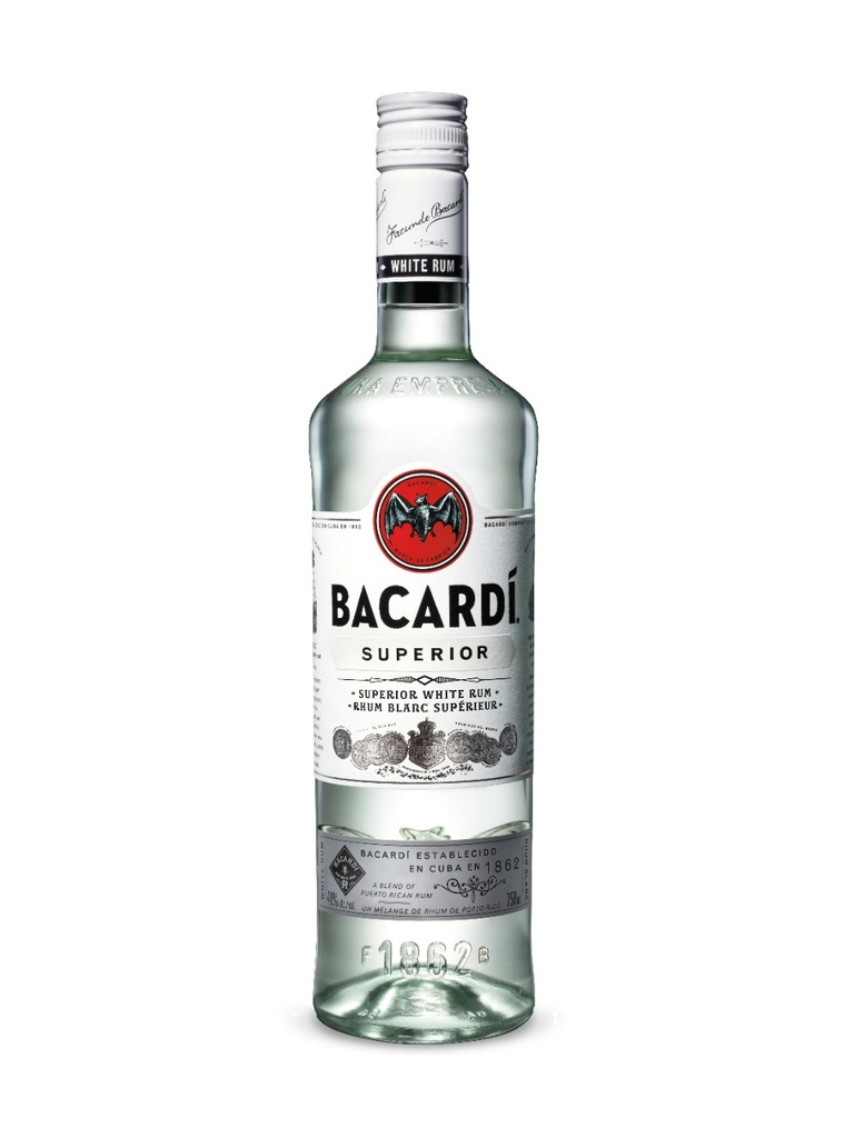 Bacardi Superior White Rum - 750 ml bottle