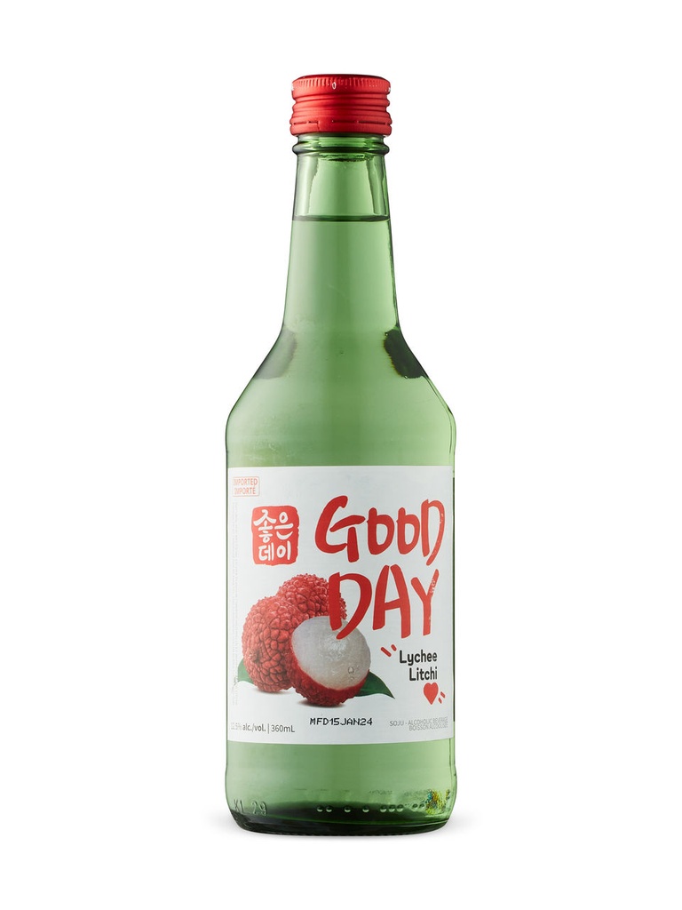Good Day Lychee Soju - 360 ml bottle