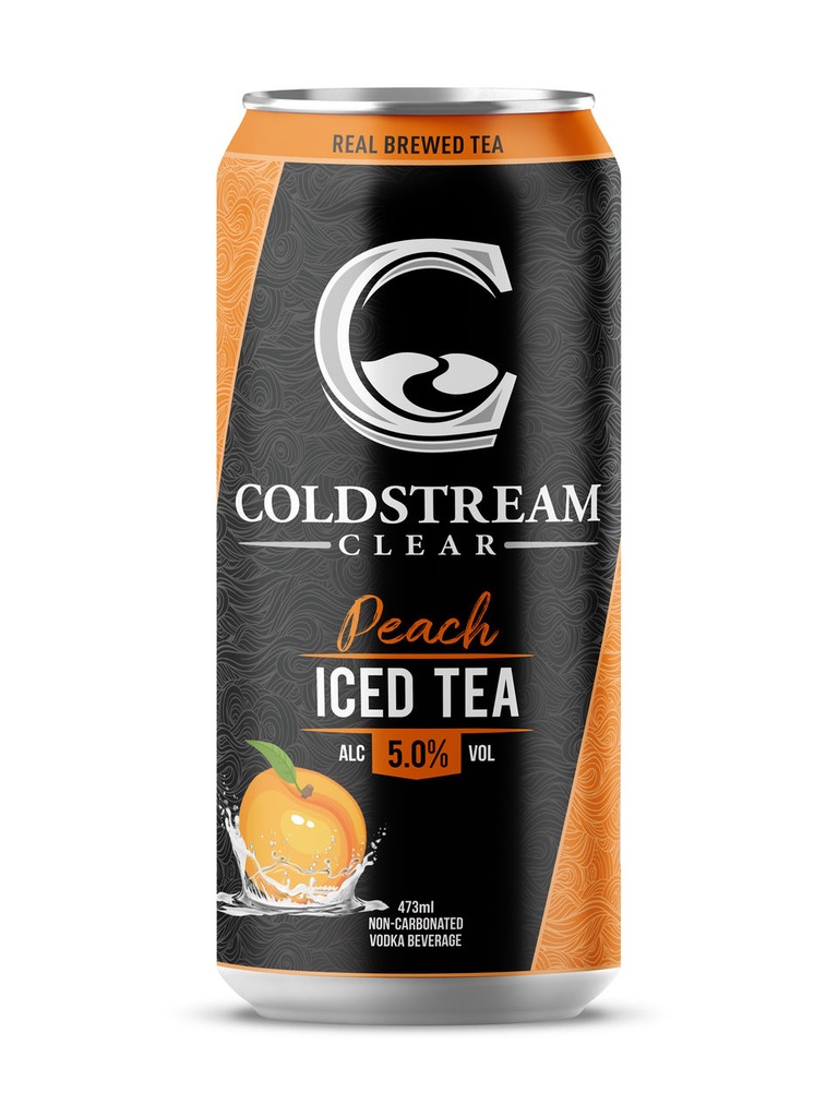 Coldstream Peach Iced Tea - 473 ml can