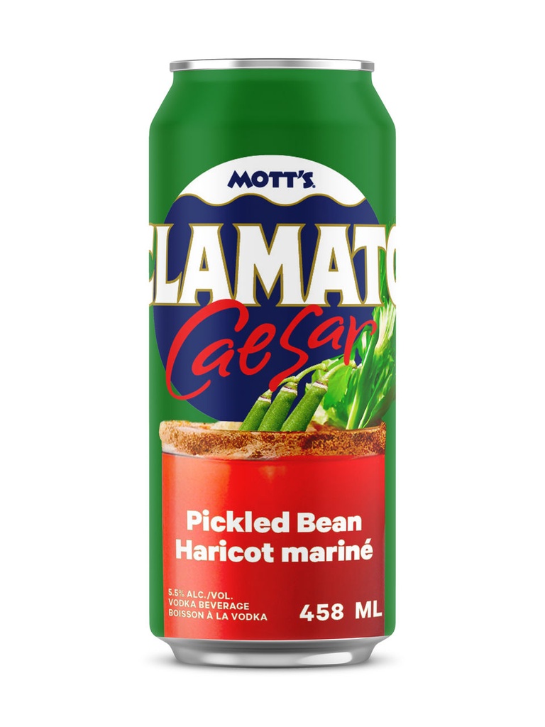 Motts Clamato Pickled Bean Caesar - 458 ml can