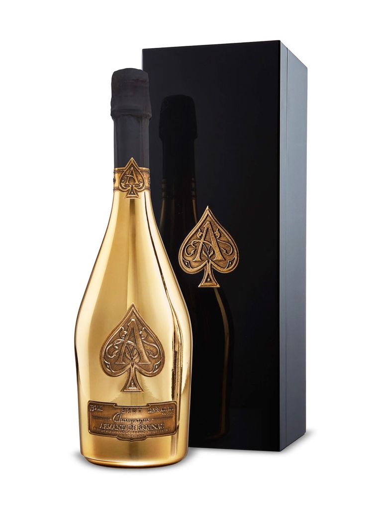 Armand de Brignac Ace of Spades Brut Gold Champagne - 750 ml bottle
