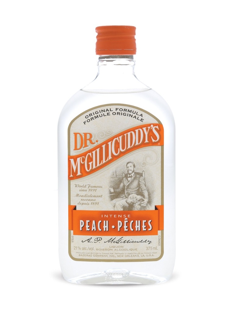 Dr. McGillicuddy's Intense Peach PET - 375 ml bottle