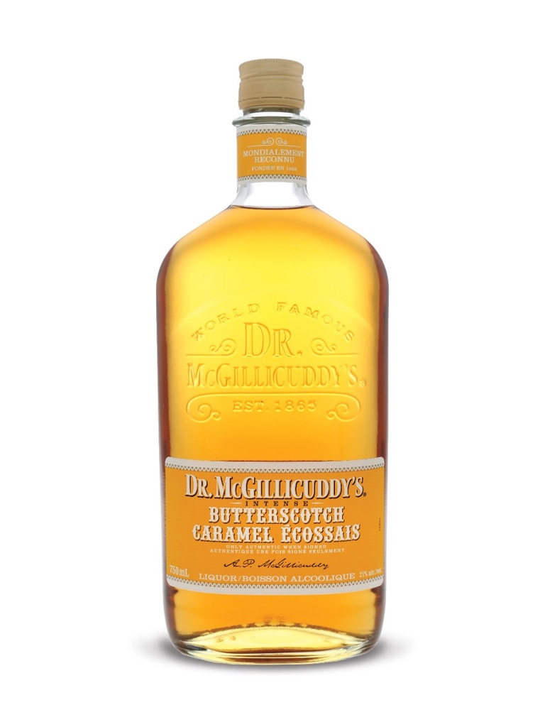 Dr. McGillicuddy's Intense Butterscotch - 750 ml bottle