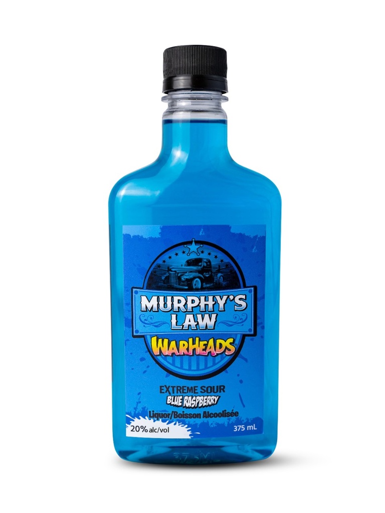 Warheads Blue Raspberry - 375 ml bottle