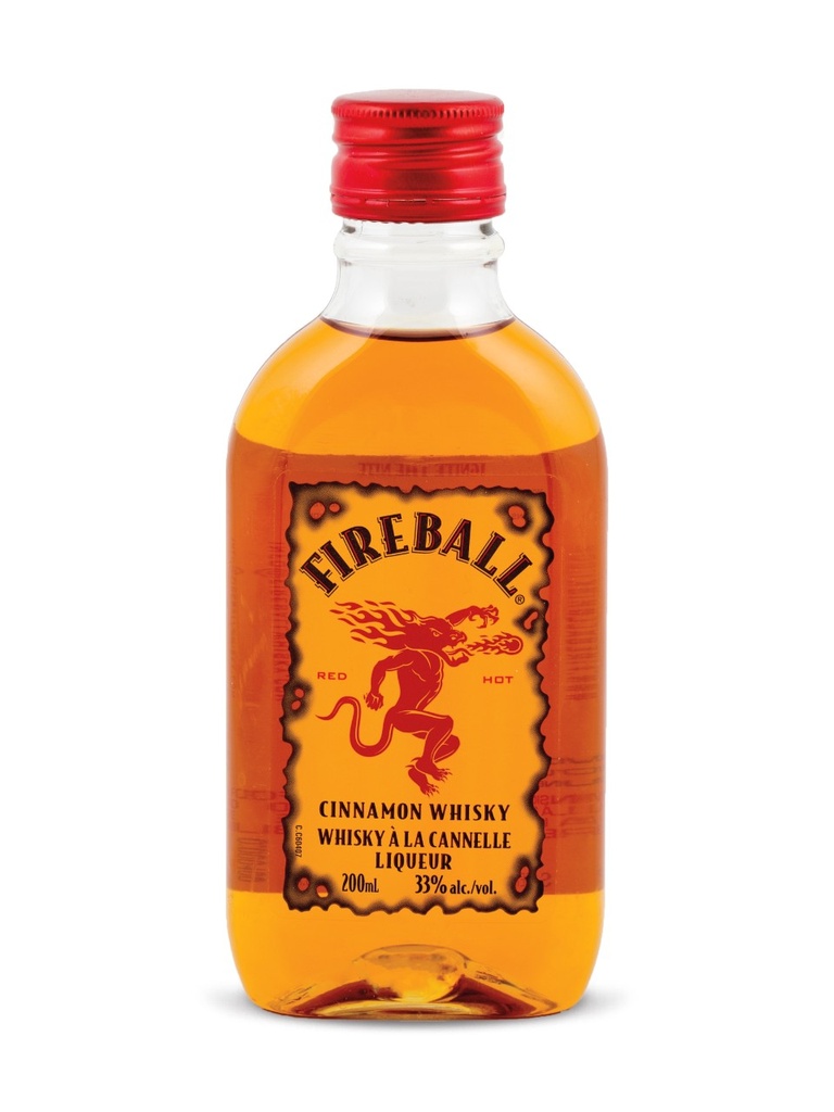 Fireball Cinnamon Whisky (PET) - 200 ml bottle