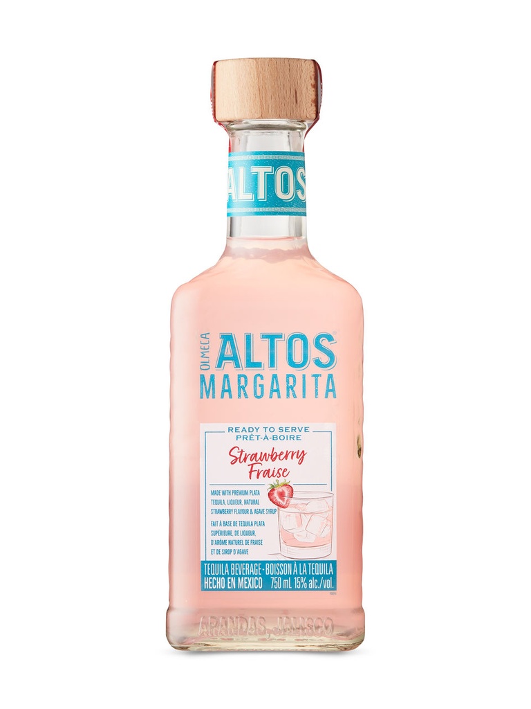 Olmeca Altos Strawberry Margarita - 750 ml bottle