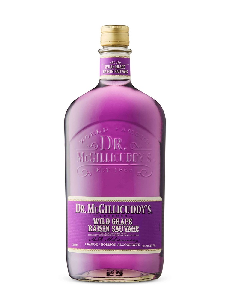 Dr Mcgillicuddy's Wild Grape - 750 ml bottle