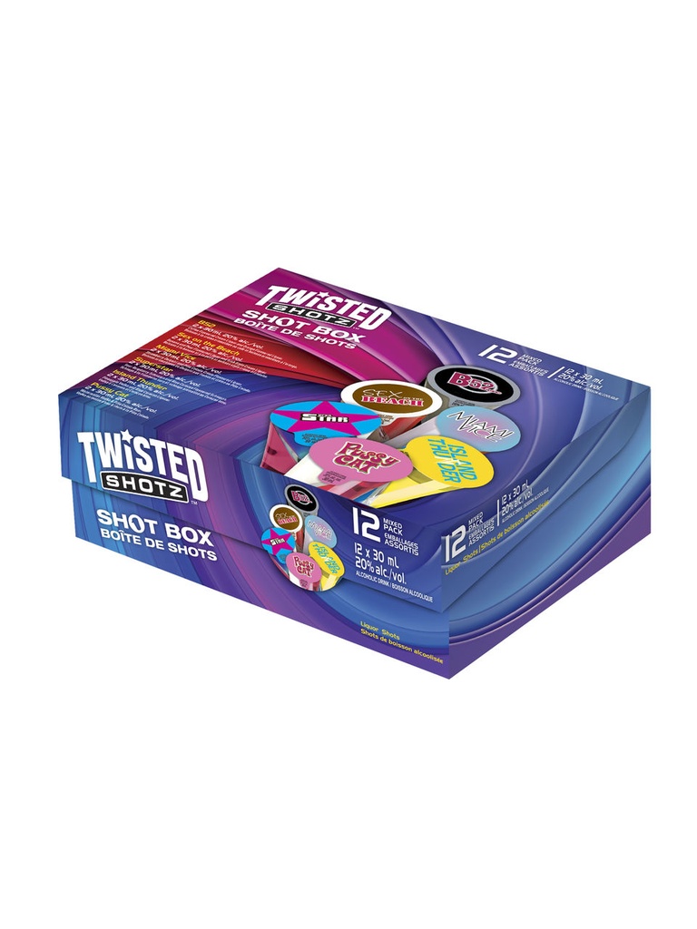 Twisted Shotz Box - 12 x 30 ml bottle