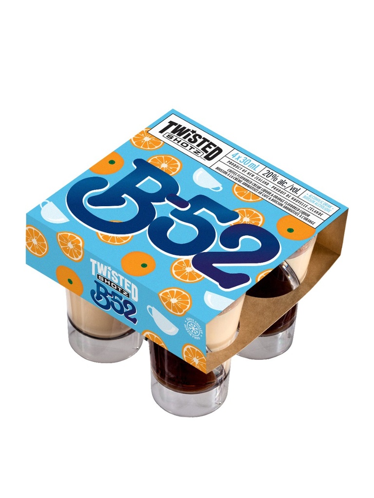 Twisted Shotz B52 - 4 x 30 ml bottle