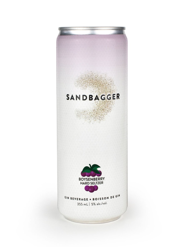 Sandbagger Boysenberry Hard Seltzer - 355 ml can