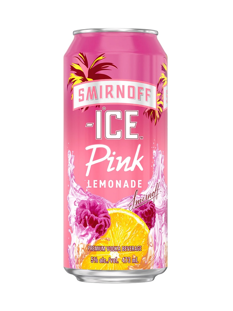 Smirnoff Ice Pink Lemonade - 473 ml can