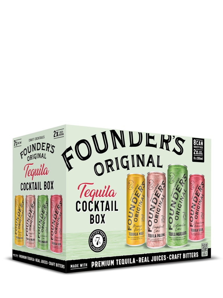 Founder's Original Tequila Cocktail Box - 8 x 355 ml can