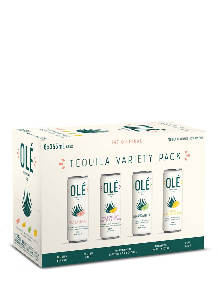 Ole Tequila Variety 8 Pack - 8 x 355 ml can