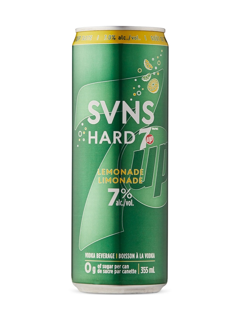 SVNS Hard 7UP Lemonade - 355 ml can