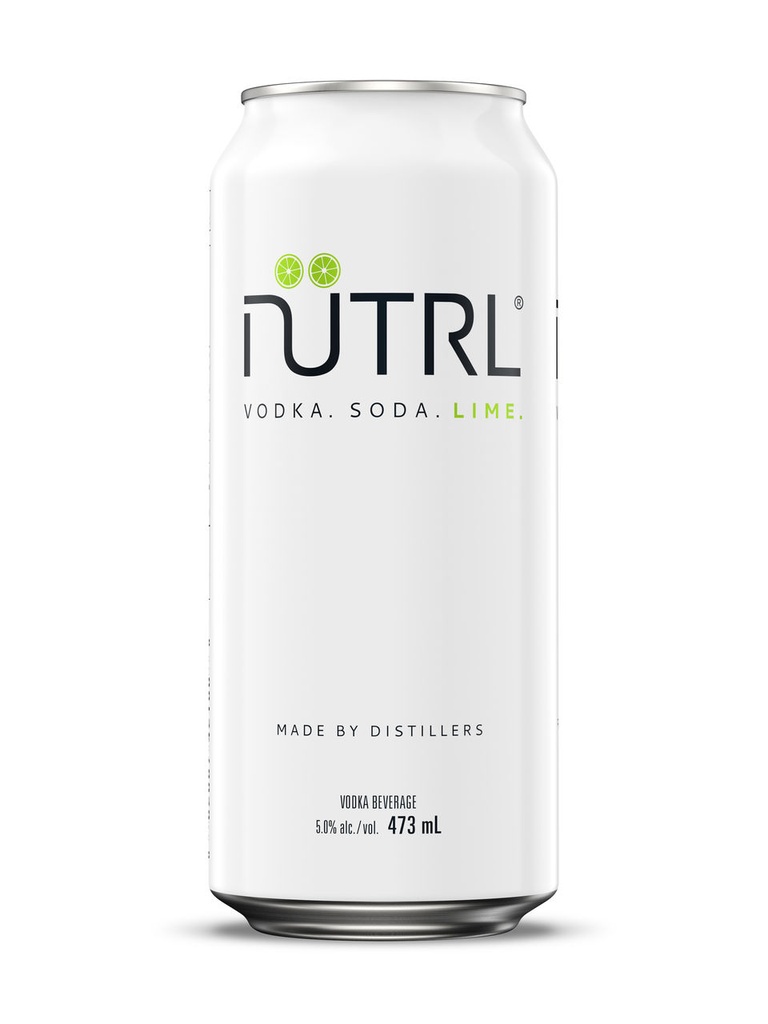 Nutrl Vodka Soda Lime - 473 ml can