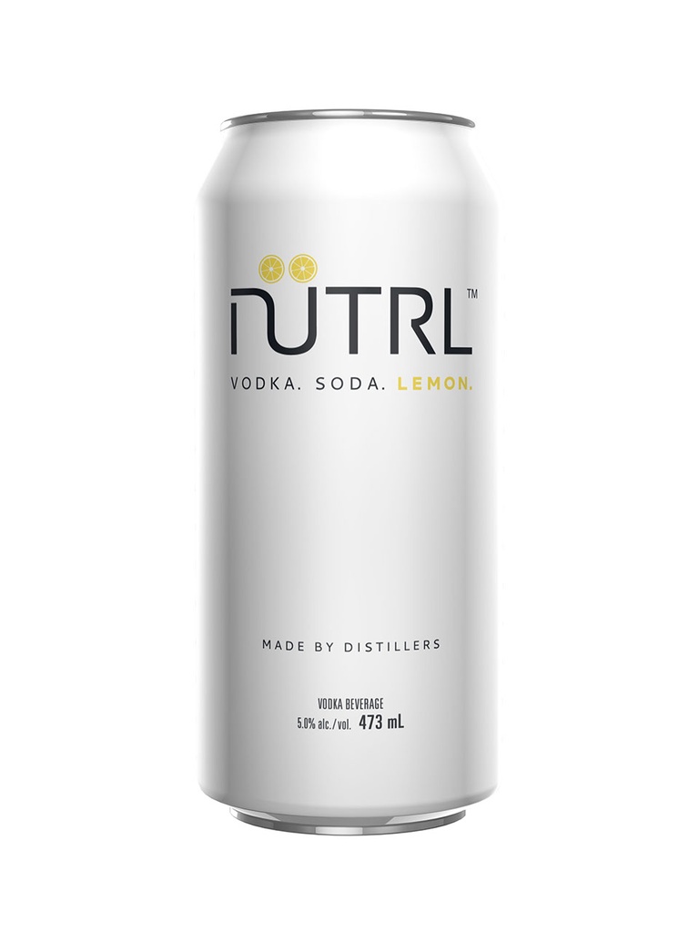 Nutrl Vodka Soda Lemon - 473 ml can
