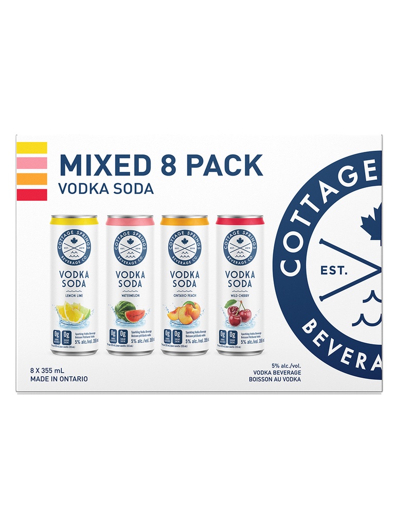 Cottage Springs Weekender Mixed 8 Pack - 8 x 355 ml can