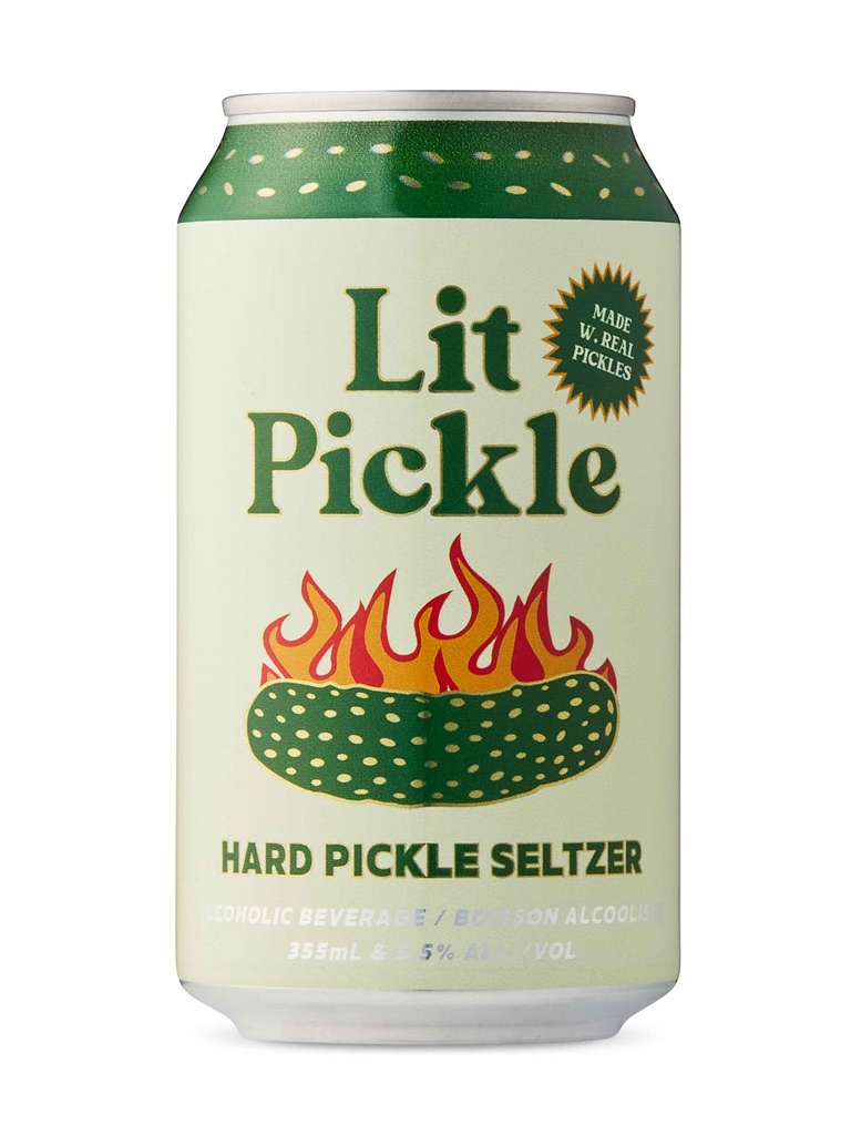 Burdock Brewery Lit Pickle Hard Seltzer - 355 ml can