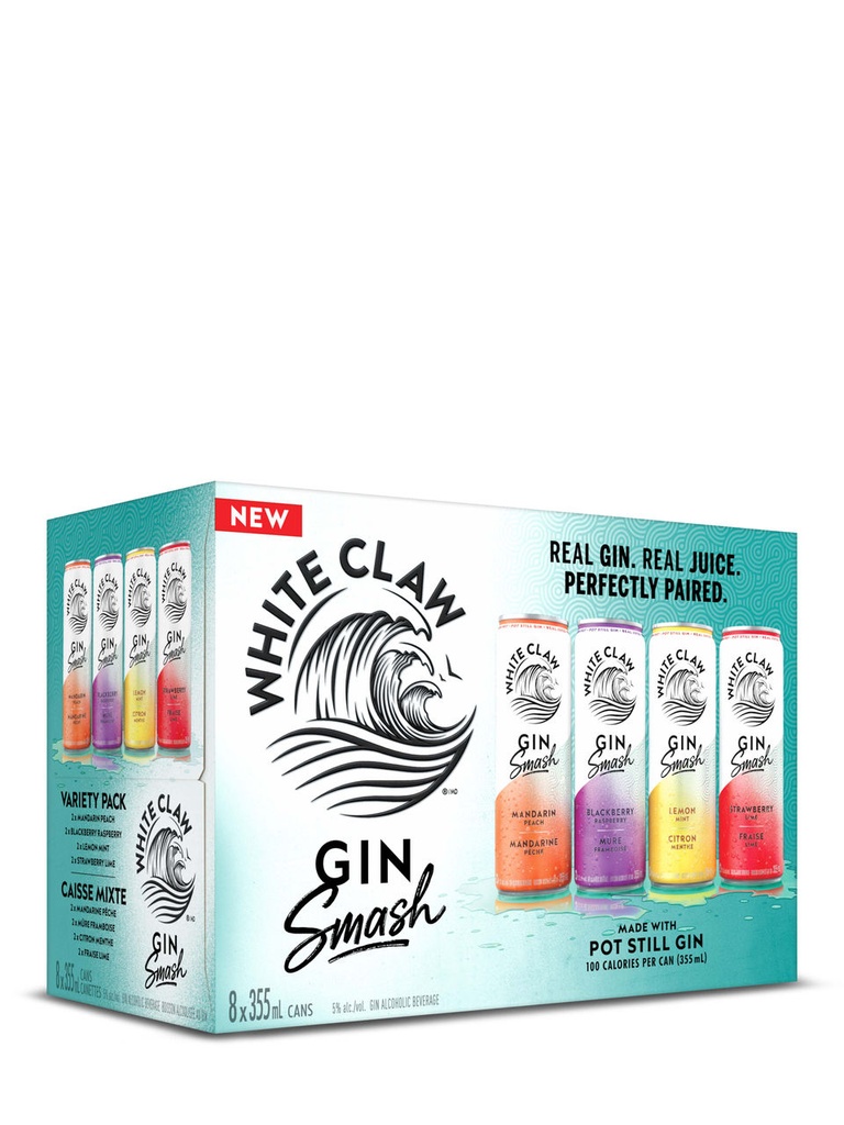 White Claw Gin Smash 8pk - 8 x 355 ml can