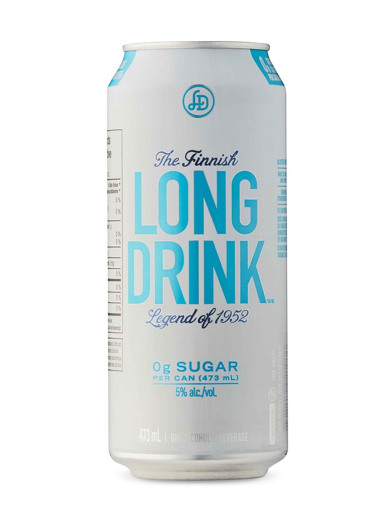 Finnish Long Drink Zero Sugar - 473 ml can