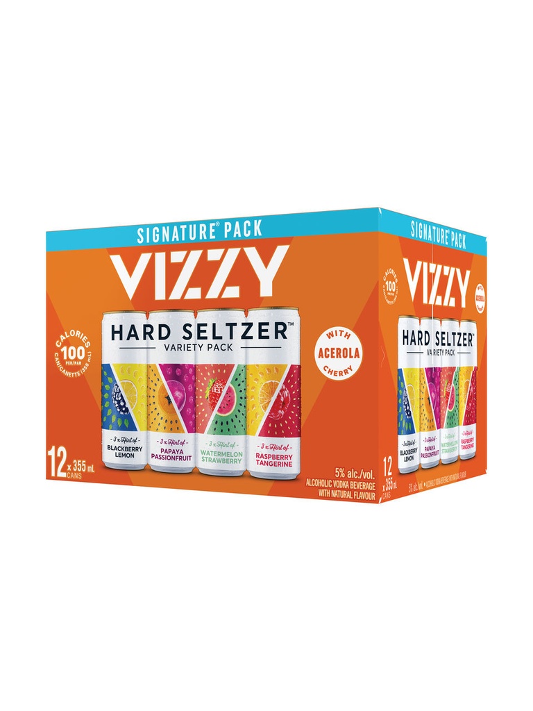 Vizzy Signature Variety Pack - 12 x 355 ml can