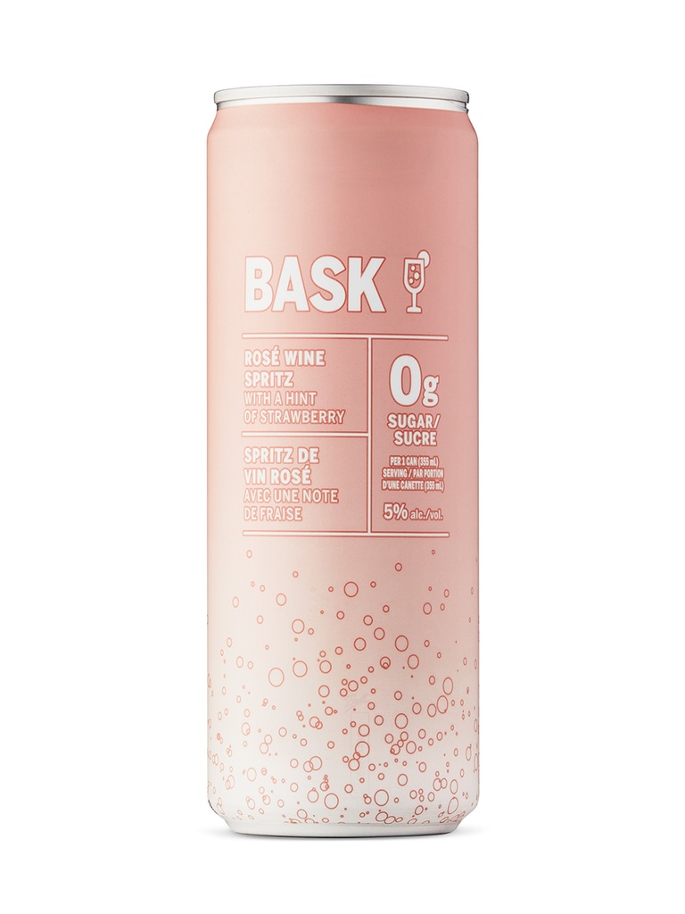 Bask Rosé Wine Spritz - 355 ml can