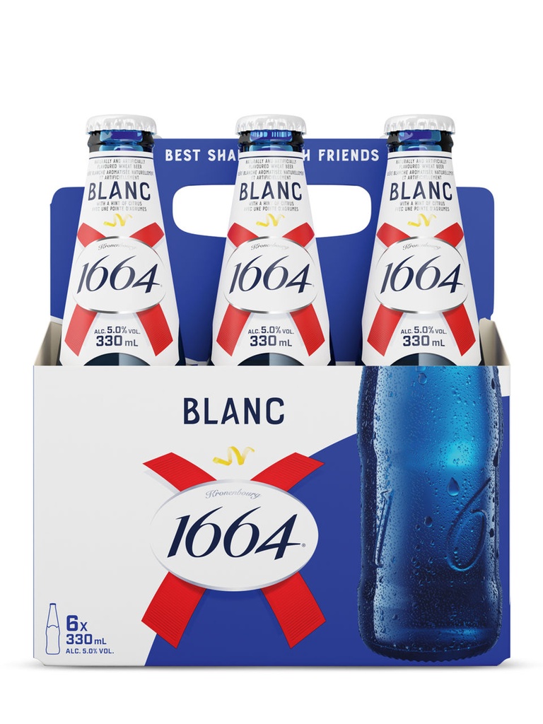 1664 Kronenbourg Blanc - 6 x 330 ml bottle