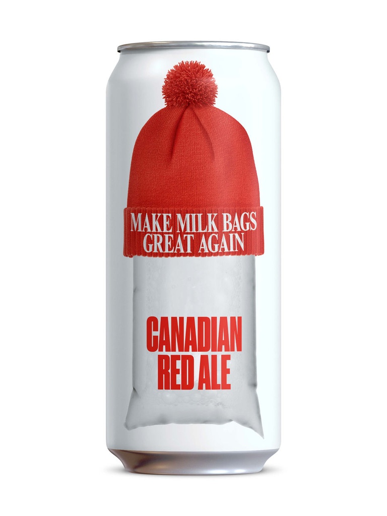 Refined Fool Make Milk Bags Great Again Canadian Red Ale - 473 ml can