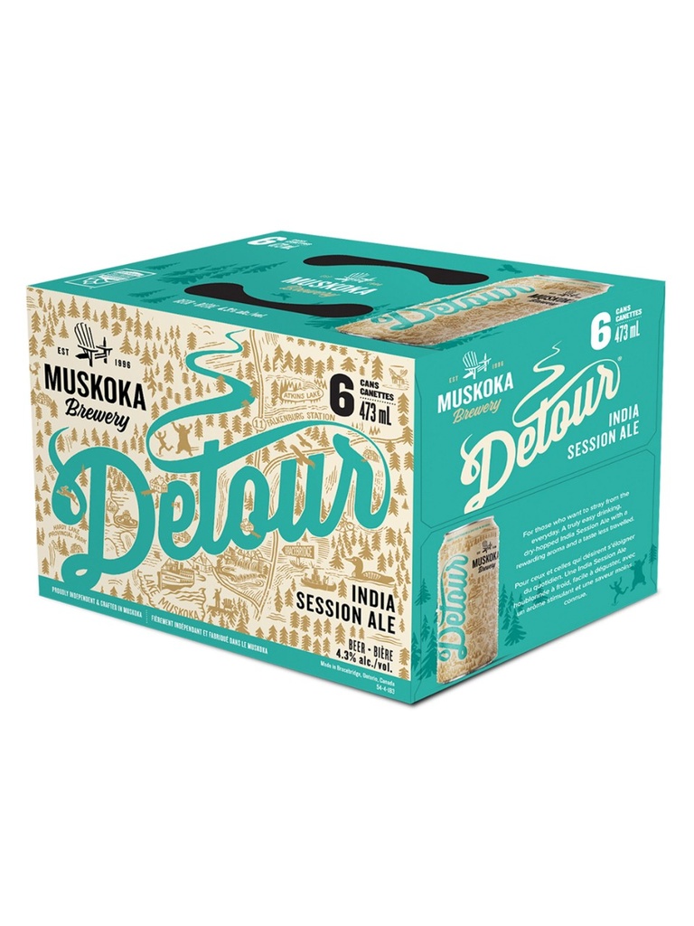 Muskoka Detour - 6 x 473 ml can