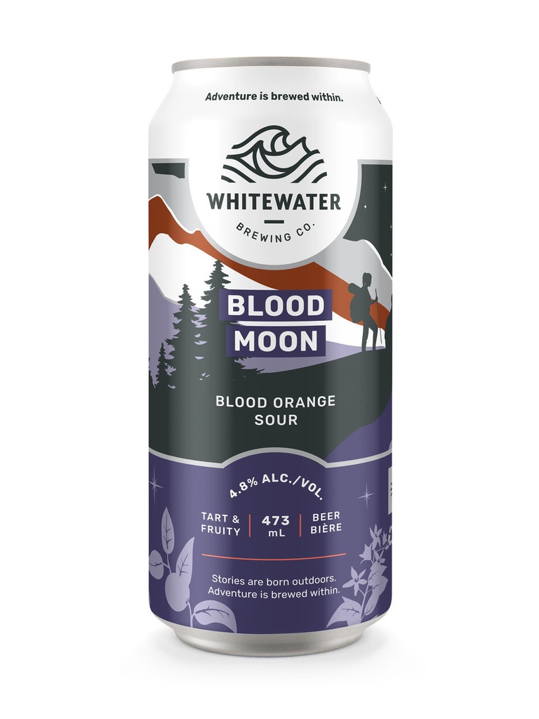 Whitewater Brewing Co. Blood Moon Orange Sour - 473 ml can