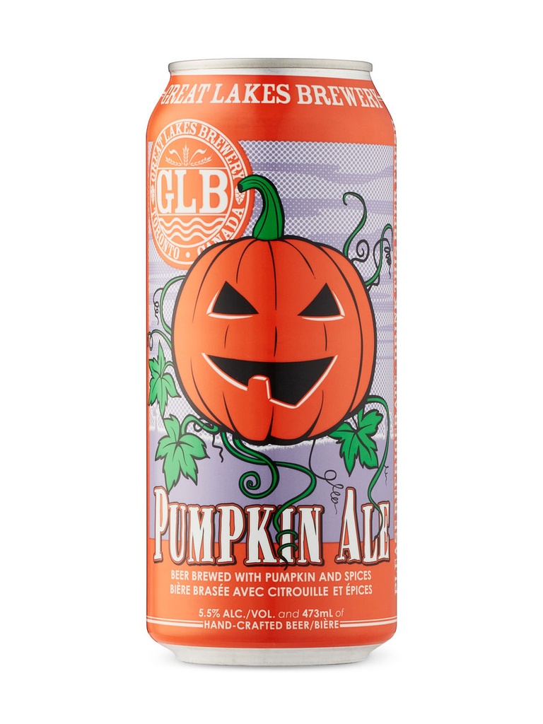 Great Lakes Brewery Pumpkin Ale - 473 ml can