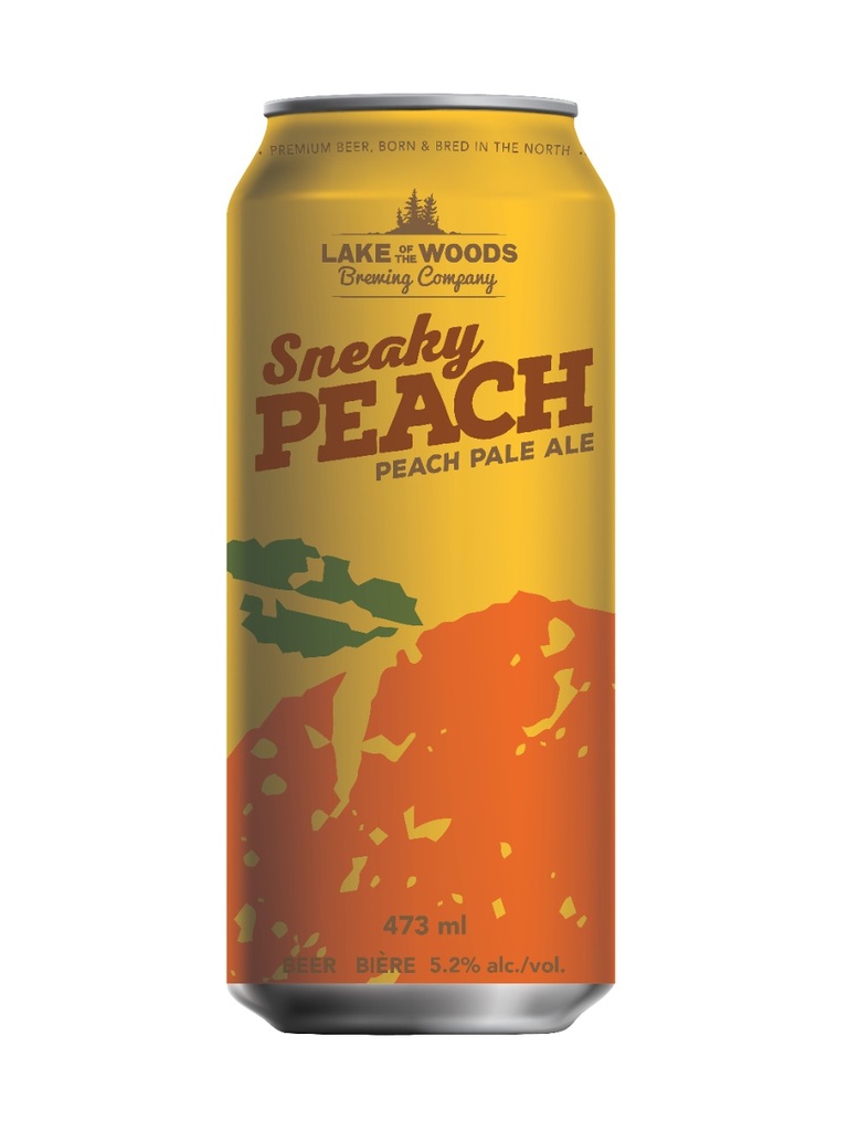 Lake of the Woods Sneaky Peach - 473 ml can