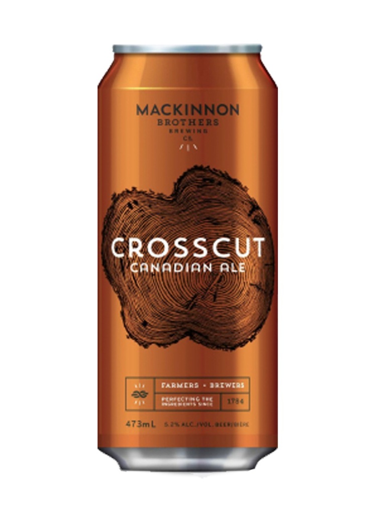 Mackinnon Brewing Crosscut Canadian Ale - 473 ml can