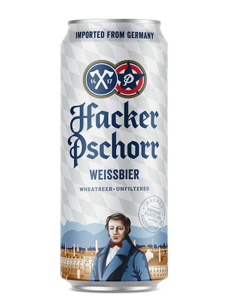 Hacker Pschorr Weisse Bier - 500 ml can