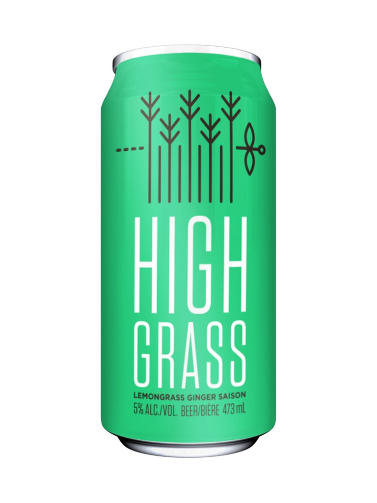 The Second Wedge Brewing High Grass Lemongrass Ginger Saison - 473 ml can