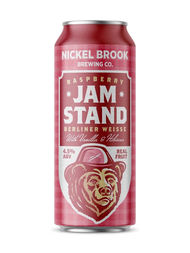 Nickel Brook Jam Stand Raspberry with Vanilla & Hibiscus - 473 ml can