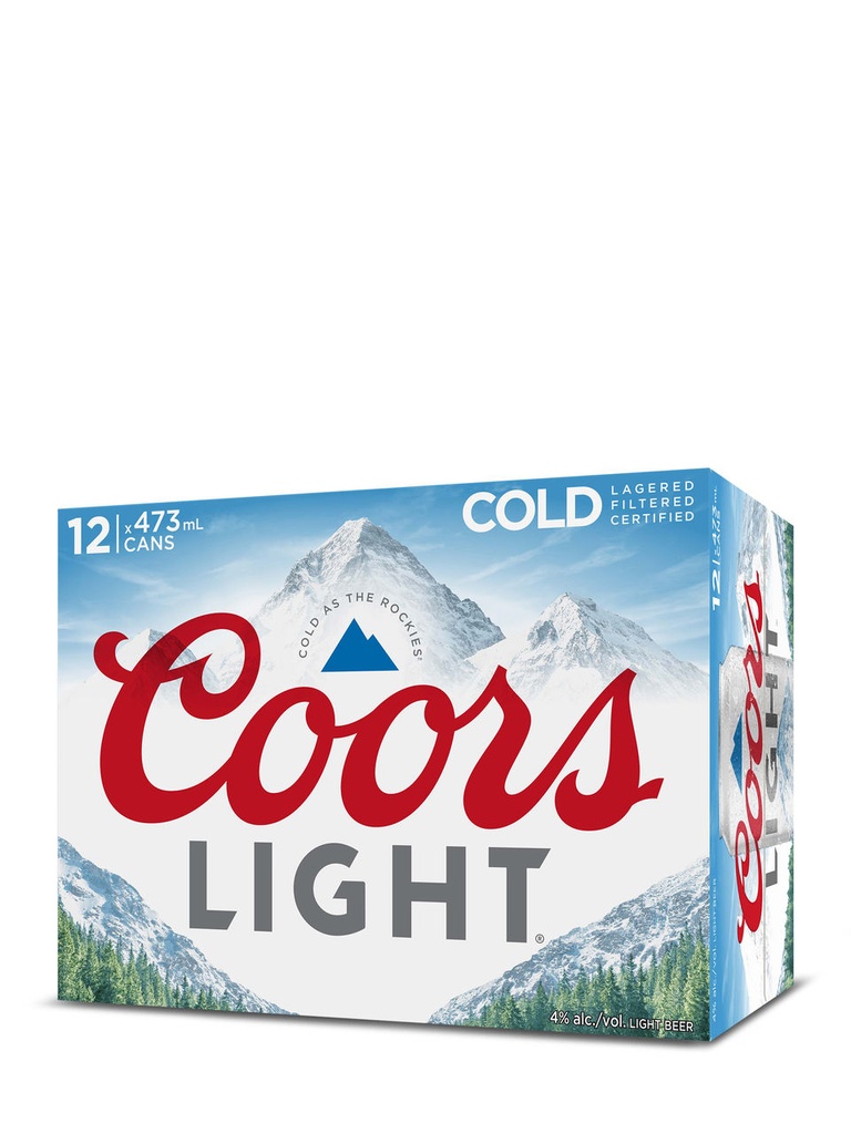 Coors Light - 12 x 473 ml can