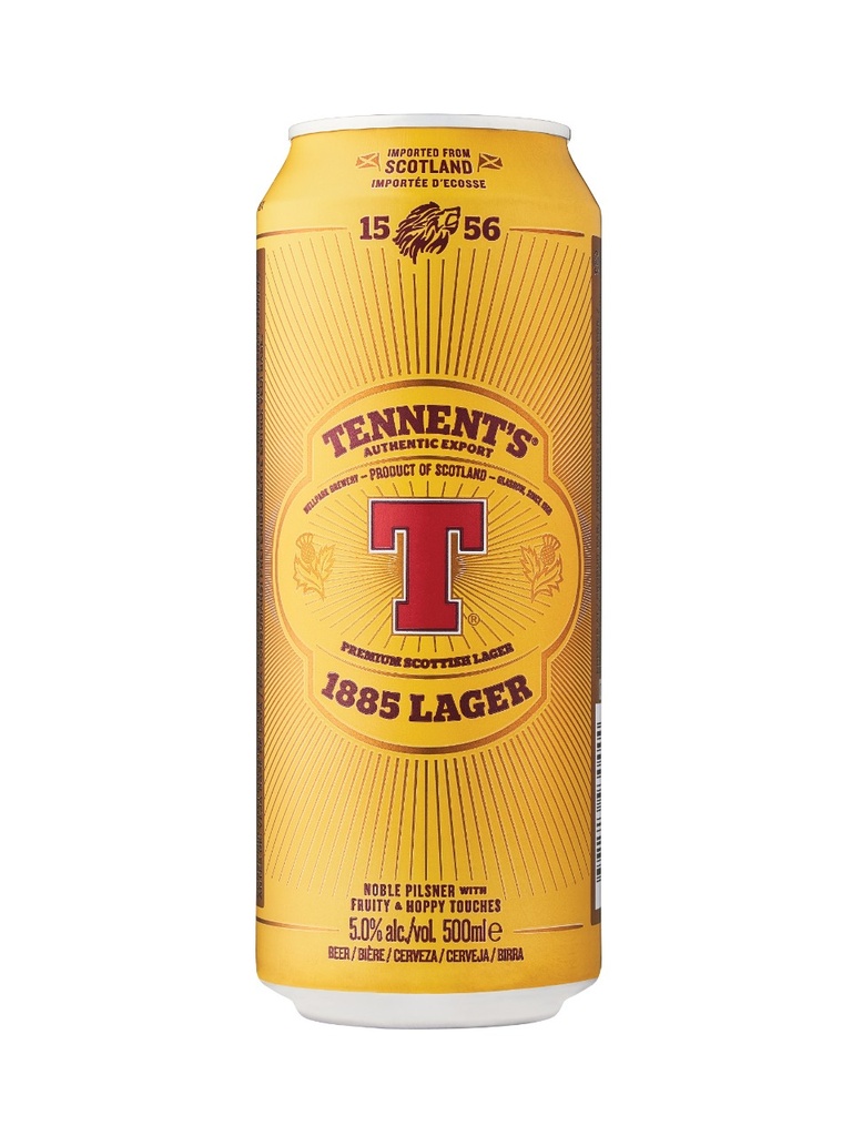 Tennent's Export Lager - 500 ml can