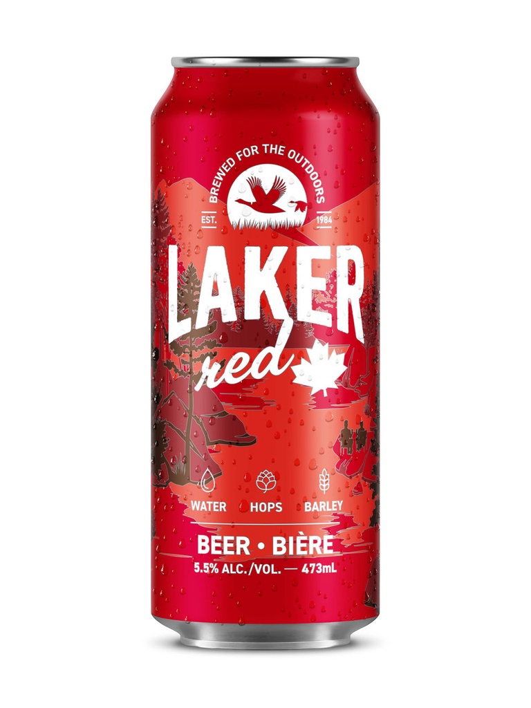 Laker Red - 473 ml can