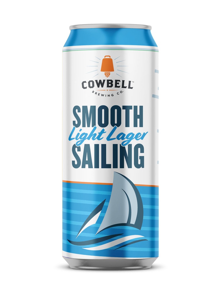 Cowbell Brewing Co. Smooth Sailing Light Lager - 473 ml can