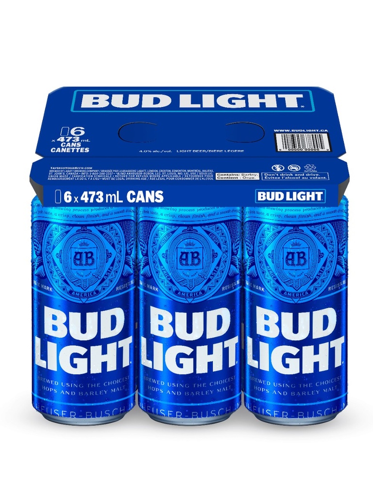 Bud Light - 6 x 473 ml can
