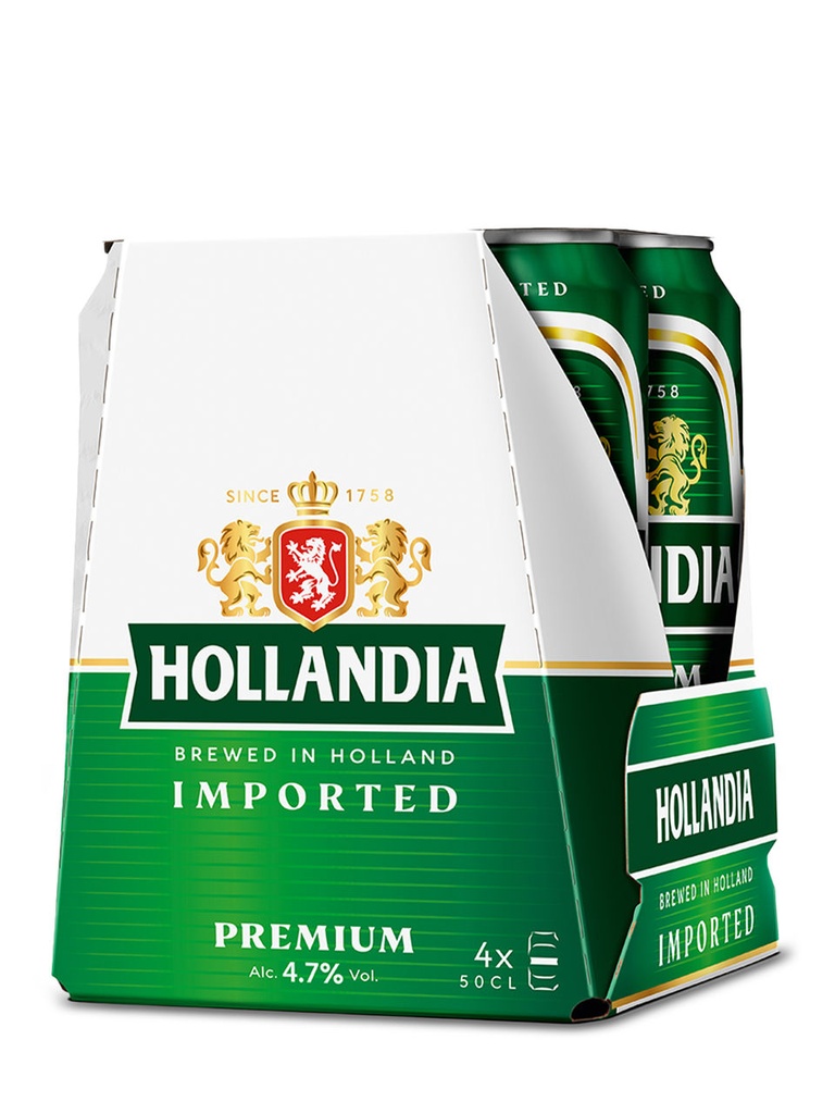 Hollandia Lager - 4 x 500 ml can