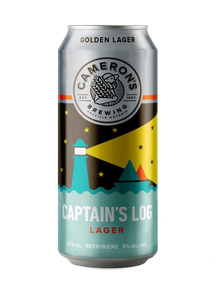 Cameron's Captain's Log Lager - 473 ml can