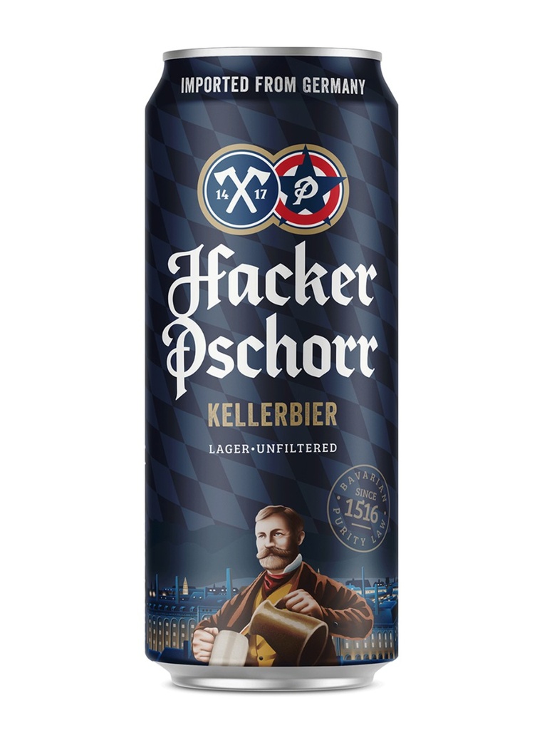 Hacker Pschorr Keller Bier - 500 ml can