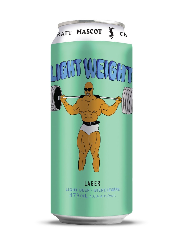 Mascot Brewery Lightweight Lager - 473 ml can