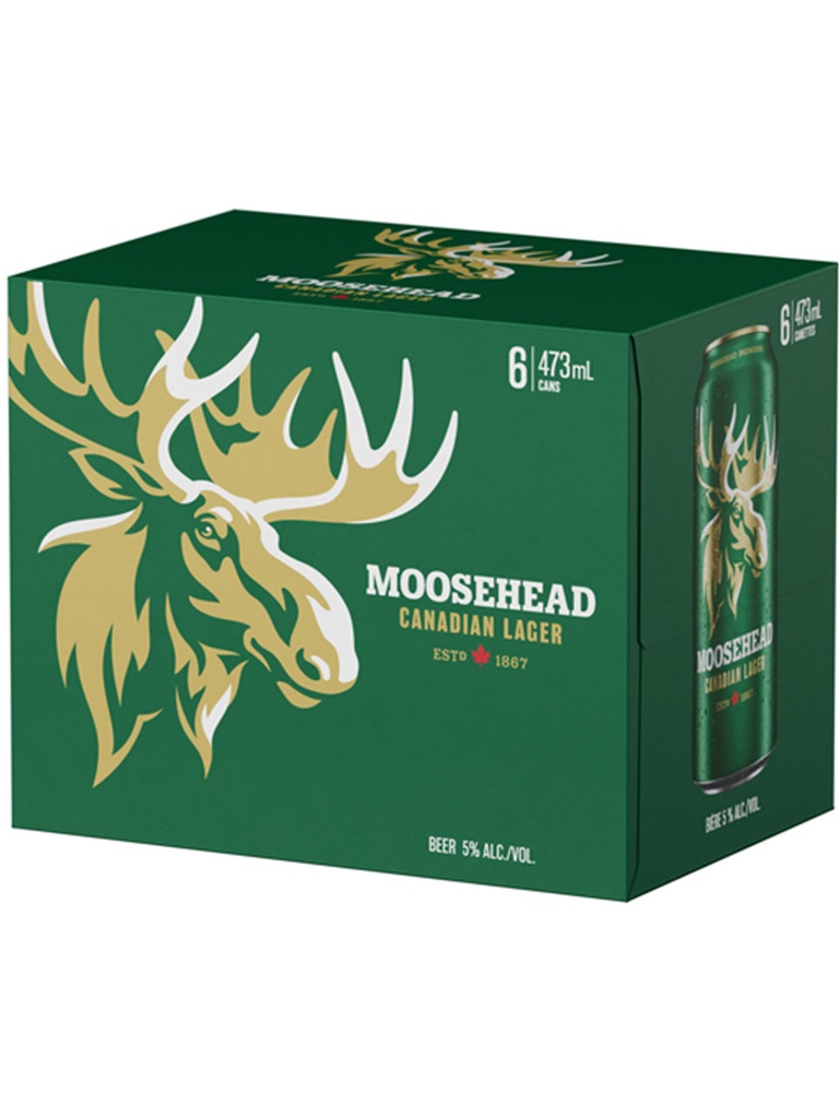Moosehead Lager - 6 x 473 ml can
